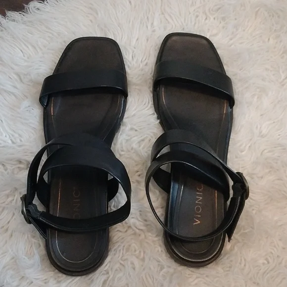 Vionic Anaya Ankle Wrap Black Strappy Sandals - Picture 5 of 8